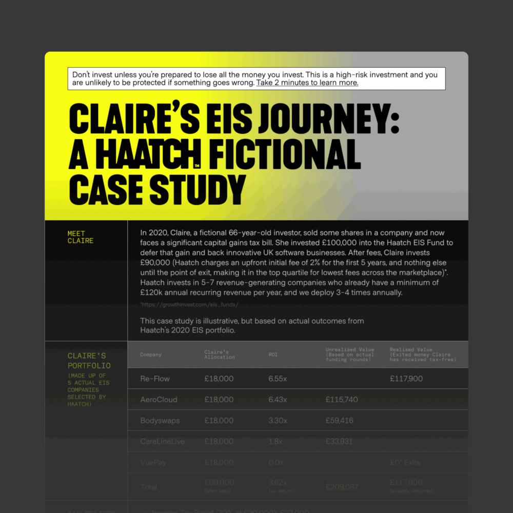 Claire’s EIS Journey
