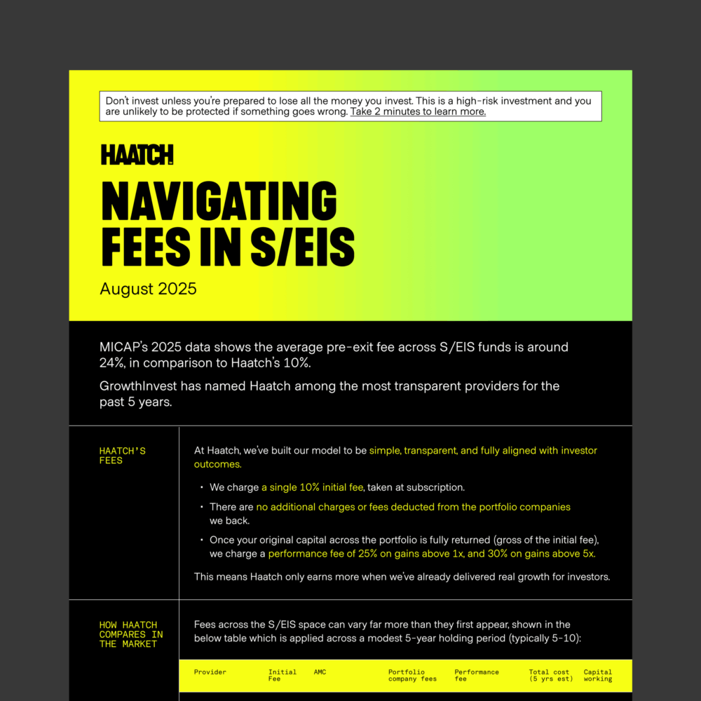 Haatch Fees and How We Compare